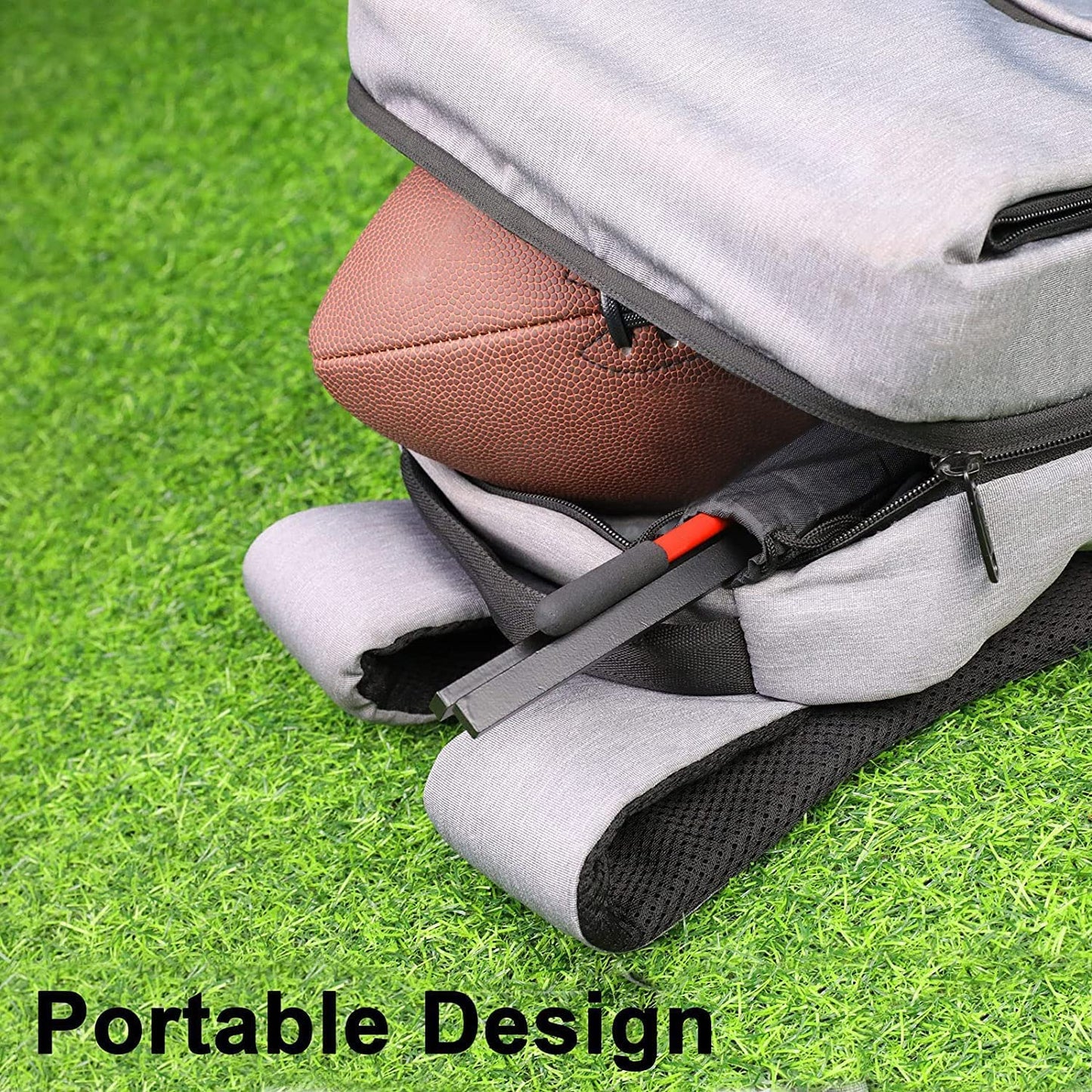 Uprimu Foot Holder Tee for Field Goal Training, Heavy Steel Made, Compatible with All Football Sizes