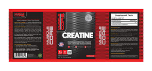MUSCLE CORE NUTRITION Creatine 120 Serve 600 G Unflavored