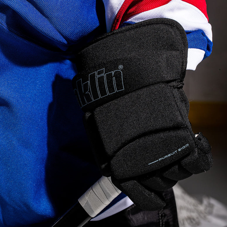 Franklin Sports Ice Hockey Gloves - 10" Youth Gloves - Thumb Lock System - Flexible Full Motion Cuff - Perfect for Kids!