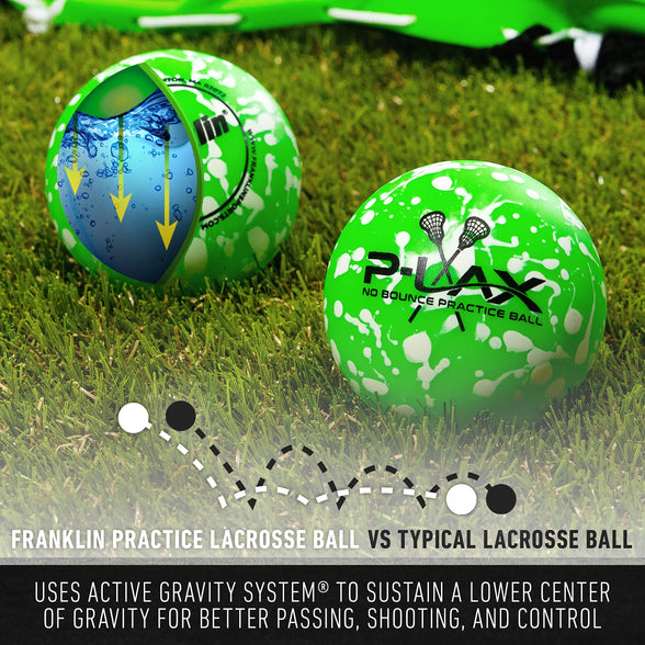 Franklin Sports Lacrosse Balls - Practice Lax Balls - 2 Pack - Massage Balls - All Ages Lacrosse