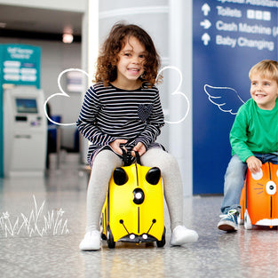 Trunki Children’S Ride-On Suitcase & Kid'S Hand Luggage, Yellow & Black, One Size, Children'S Luggage