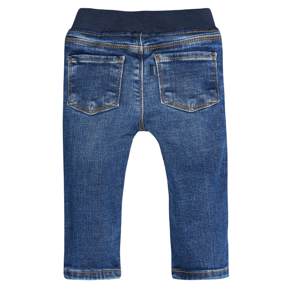 Gerber Unisex Baby Toddler Rib Waist Stretch Denim Skinny Jeans Jeans (pack of 1) 3Y