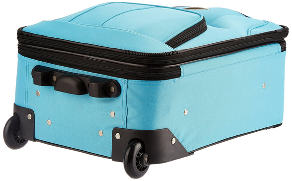 Rockland Fashion Softside Upright Luggage Set, Color, One Size, Fashion Softside Upright Luggage Set